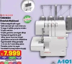 SİNGER OVERLOK MAKİNESİ SİNGER OVERLOK MAKİNESİ